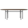 MENU Snaregade Table, Oval, 210 X 95 Cm, Dark Stained Oak