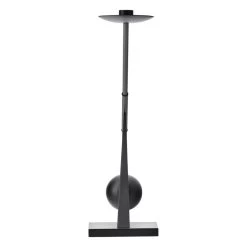 MENU Interconnect Candle Holder, Black Steel -Furniture Deals Store 4709539 Interconnect Candle Holder Black Back