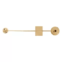 MENU Interconnect Candle Holder, Polished Brass -Furniture Deals Store 4709839 Interconnect Candle Holder Brass Top