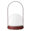 MENU Carrie Portable Table Lamp, Outdoor, Burned Red