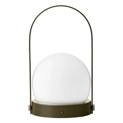 MENU Carrie Portable Table Lamp, Outdoor, Olive