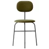 MENU Afteroom Plus Dining Chair, City Velvet CA7832/031 - Black Steel