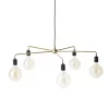 MENU Tribeca Chambers 76 Chandelier, Brass