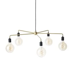 Furniture Deals Store 21 MENU Tribeca Chambers 76 Chandelier, Brass