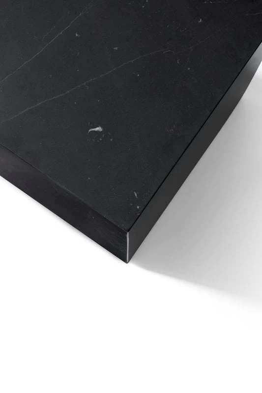 MENU Plinth Table, Low, Black Marquina Marble 4 MENU Plinth Table, Low, Black Marquina Marble - Image 4