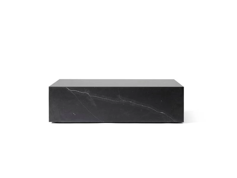 MENU Plinth Table, Low, Black Marquina Marble 3 MENU Plinth Table, Low, Black Marquina Marble - Image 3