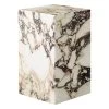 MENU Plinth Table, High, Calacatta Viola Marble