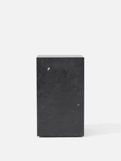 MENU Plinth Table, High, Black Marquina Marble -Furniture Deals Store 7020530 Plinth Tall Black Marble 2