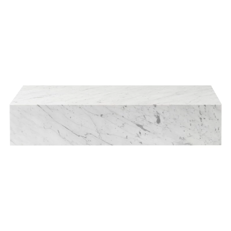 MENU Plinth Grand Table, White Carrara Marble 3 MENU Plinth Grand Table, White Carrara Marble - Image 3