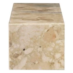 MENU Plinth Shelf, Kunis Breccia Marble -Furniture Deals Store 7050130 Plinth Shelf Kunis Breccia Side