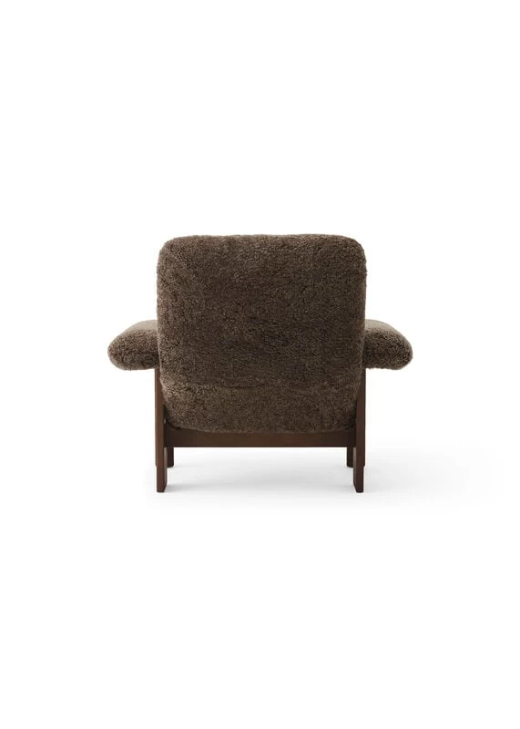 MENU Brasilia Lounge Chair, Dark Stained Oak - Root Sheepskin 3 MENU Brasilia Lounge Chair, Dark Stained Oak - Root Sheepskin - Image 3