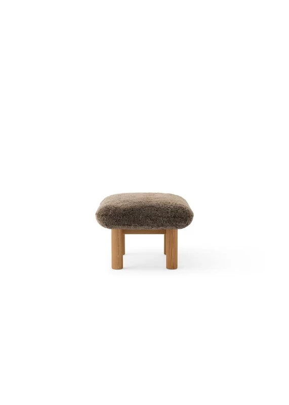MENU Brasilia Ottoman, Oak - Root Sheepskin 2 MENU Brasilia Ottoman, Oak - Root Sheepskin - Image 2