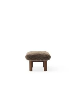 MENU Brasilia Ottoman, Dark Stained Oak - Root Sheepskin 8 MENU Brasilia Ottoman, Dark Stained Oak - Root Sheepskin -Furniture Deals Store 8154002 001704ZZ Brasilia Ottoman Dark Stained Oak Sheepskin Root Side
