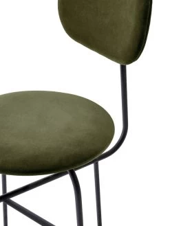 MENU Afteroom Plus Dining Chair, City Velvet CA7832/031 - Black Steel -Furniture Deals Store 8465469 Afteroom Dining Chair Plus CityVelvetCA7832 031 Black CloseUp