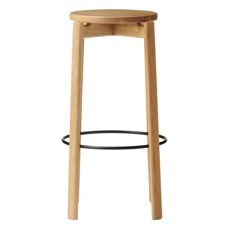 MENU Passage Bar Stool, 75 Cm, Oak 1 MENU Passage Bar Stool, 75 Cm, Oak