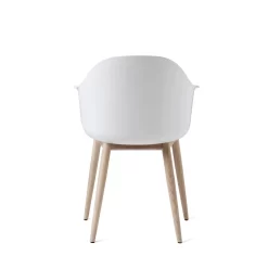 Harbour Chair Unupholstered With Wood Base By Menu -Furniture Deals Store 9362000 HarbourChair White Natural Oak Base Pack Back
