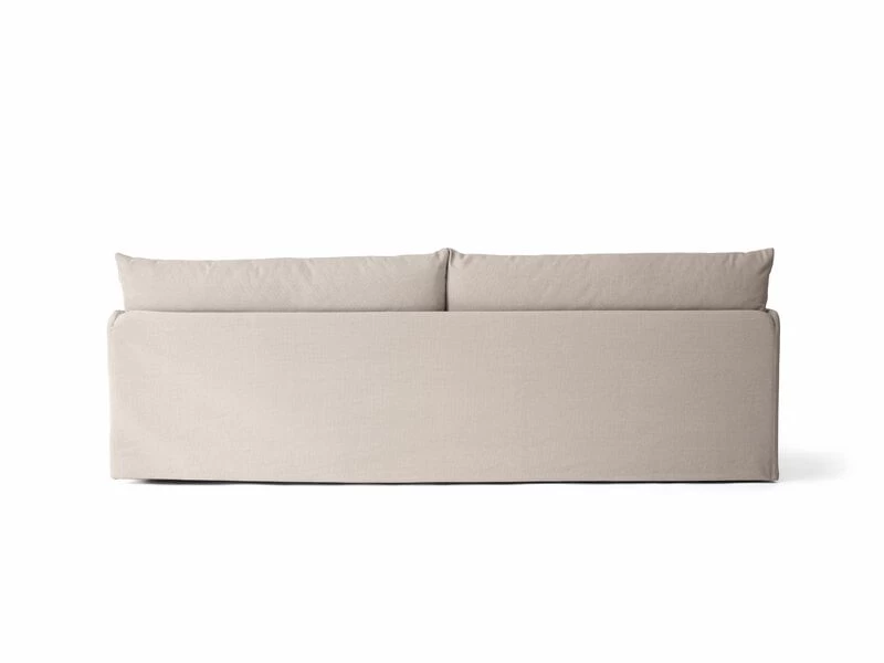 MENU Offset 3-seater Sofa With Loose Cover, Oat 2 MENU Offset 3-seater Sofa With Loose Cover, Oat - Image 2