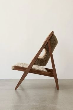 MENU Knitting Chair, Walnut - Sahara Sheepskin -Furniture Deals Store KNITF3 TM