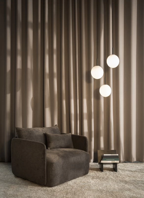 MENU TR Bulb Pendant, Black - Matte Opal 2 MENU TR Bulb Pendant, Black - Matte Opal - Image 2