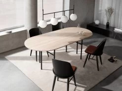 MENU TR Bulb Table/wall Lamp, Grey Marble - Matte Opal 11 MENU TR Bulb Table/wall Lamp, Grey Marble - Matte Opal -Furniture Deals Store MENU Snaregade Oak2C Synnes Chair2C TR Bulb Suspension Frame2C Plinth 1