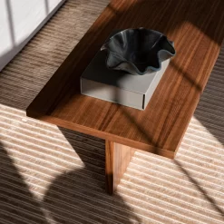 Androgyne Lounge Table (Wood) By Menu -Furniture Deals Store MENU Androgyne Lounge Table Houkime Rug 1