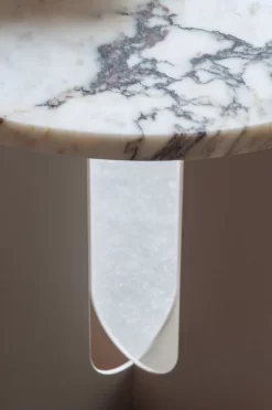 MENU Androgyne Marble Table Top, Off White -Furniture Deals Store MENU Androgyne Side Table