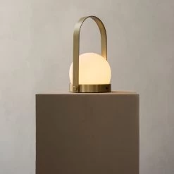 Carrie LED Lamp Brushed Brass By Menu -Furniture Deals Store MENU Carrie Lamp 1