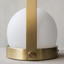 Carrie LED Lamp Brushed Brass By Menu -Furniture Deals Store MENU Carrie Lamp 3
