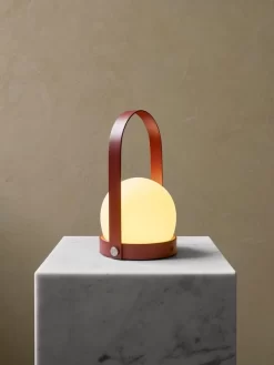 MENU Carrie Portable Table Lamp, Outdoor, Burned Red -Furniture Deals Store MENU Carrie LED Plinth 2