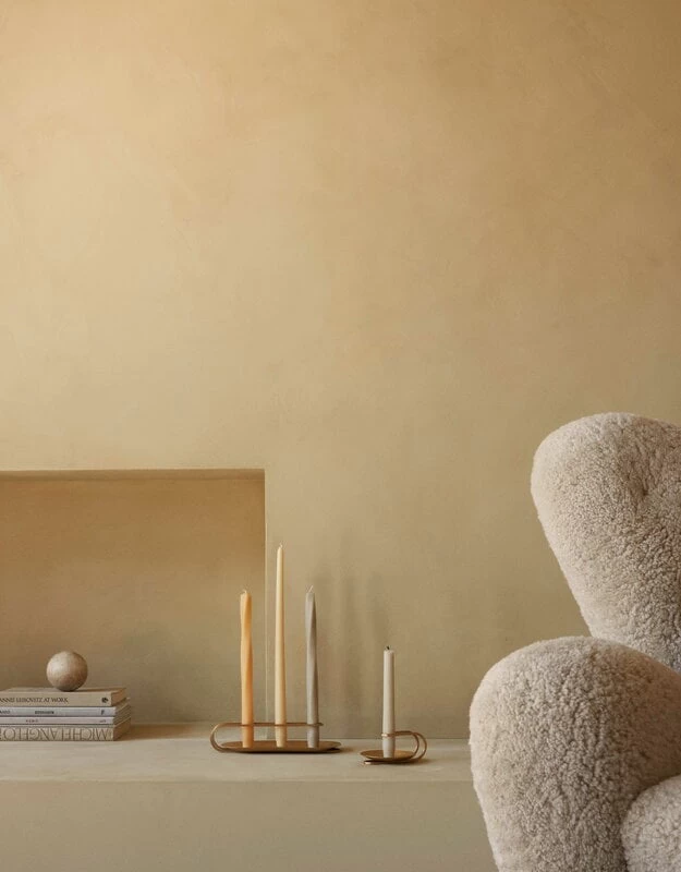 MENU Clip Candle Holder, 3-arm, Brass 3 MENU Clip Candle Holder, 3-arm, Brass - Image 3