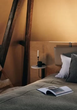 MENU Corbel Shelf, Dark Stained Oak - Carrara Marble -Furniture Deals Store MENU Corbel Shelf Duca Candle Holder