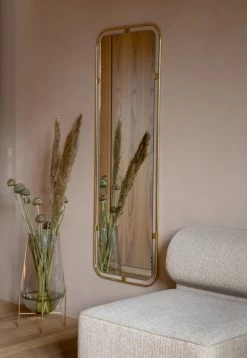 MENU Nimbus Mirror, Rectangular, Polished Brass -Furniture Deals Store MENU Eave Modular Sofa Nimbus Mirror hasse Vase