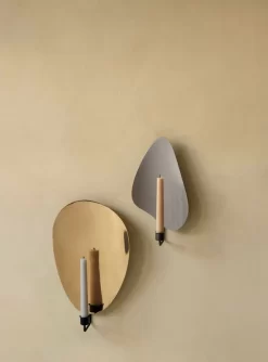 MENU Flambeau Wall Candleholder, 34 Cm, Bronzed Brass - Grey -Furniture Deals Store MENU Flambeau Candle Holder 8