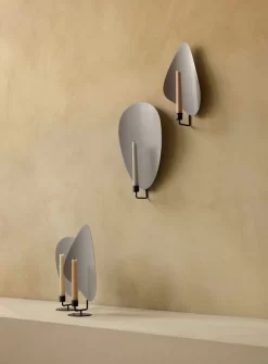 MENU Flambeau Wall Candleholder, 40 Cm, Bronzed Brass - Grey -Furniture Deals Store MENU Flambeau Candle Holder Table Wall 7 1