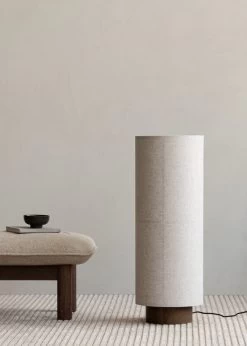MENU Hashira Floor Lamp, Raw Linen 9 MENU Hashira Floor Lamp, Raw Linen -Furniture Deals Store MENU Hashira Floor Lamp Brasilia Ottoman NNDW Cup Houkime Rug 2