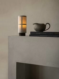 MENU Hashira Portable Table Lamp, Raw Linen -Furniture Deals Store MENU Hashira Table Lamp Portable light5