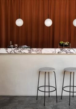 MENU TR Bulb Pendant, Black - Glossy Opal -Furniture Deals Store MENU MN1493629 VS