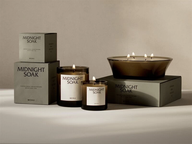 MENU Olfacte Scented Candle, 80 G, Midnight Soak 3 MENU Olfacte Scented Candle, 80 G, Midnight Soak - Image 3