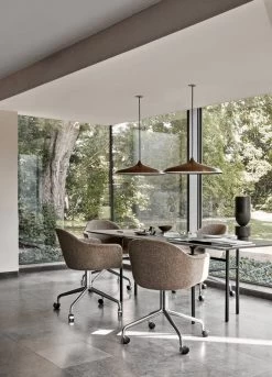 MENU Circular Pendant, Brushed Bronze -Furniture Deals Store MENU Oregaard Harbour Swirvel Chair