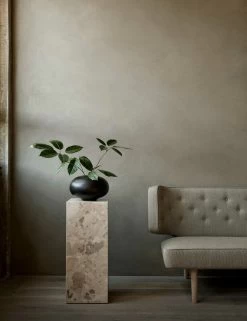 MENU Surround Vase, Brown Wood -Furniture Deals Store MENU Plinth Pedestal Surround Vase 1