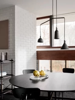 MENU Afteroom 4 Chair, Black -Furniture Deals Store MENU Snaregade Cast Afteroom Dining Chair Chamfer 1