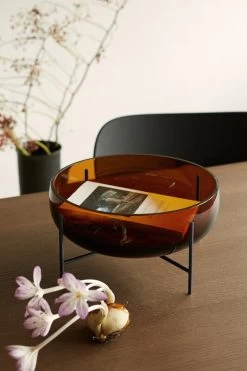 MENU Échasse Bowl, Amber -Furniture Deals Store MENU Snaregade Dining Table chasse Bowl Amber