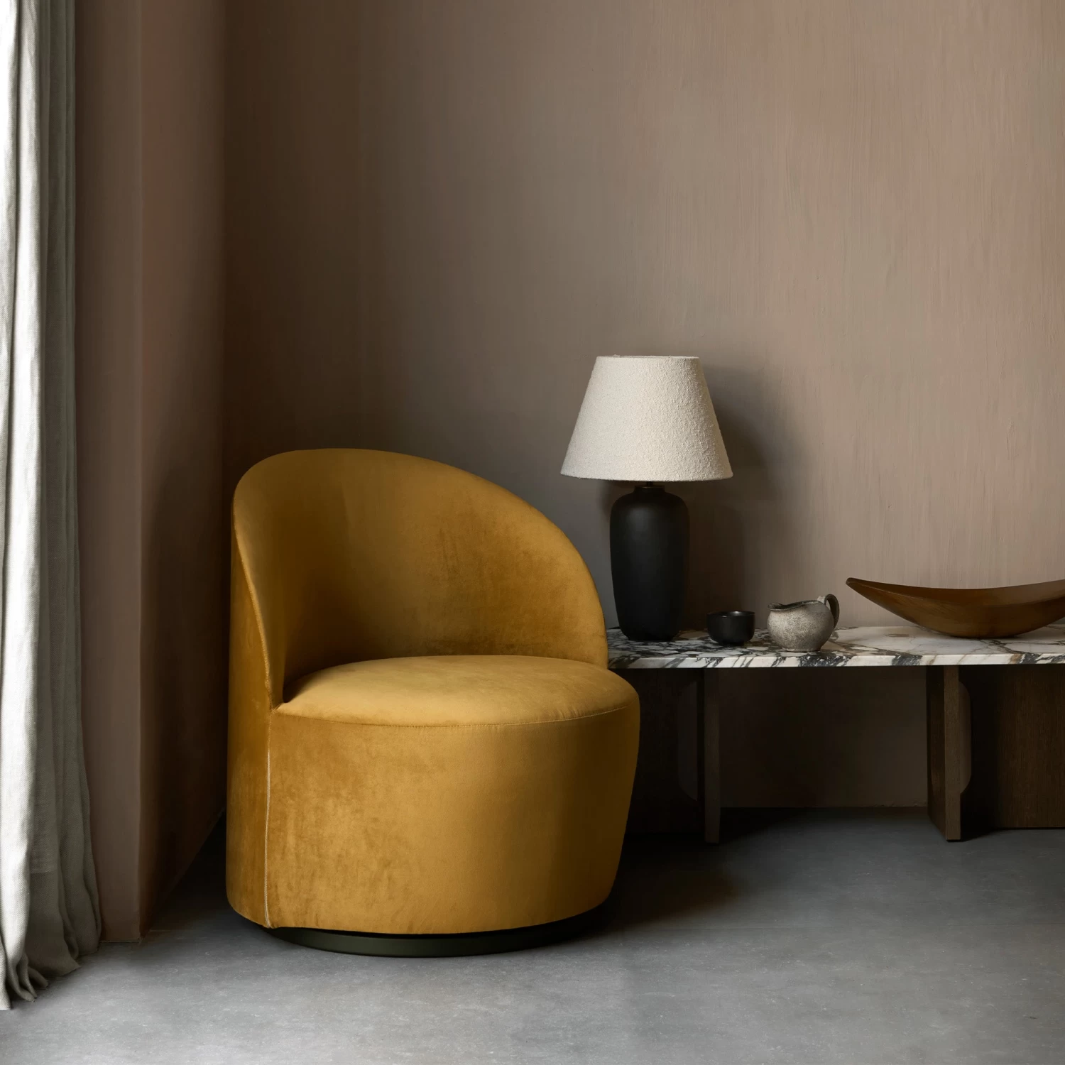 Tearoom Lounge Chair Swivel With Return By Menu 4 Tearoom Lounge Chair Swivel With Return By Menu - Image 4