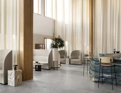 MENU Hashira Floor Lamp, High, Raw Linen -Furniture Deals Store MENU Tearoom Sofa High Back Tearoom Lounge Chair High Back Hashira Floor Lamp High Co Bar Chair Plinth Tall