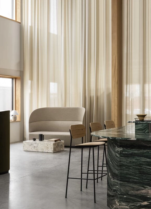 MENU Co Bar Chair 75,5 Cm, Black Steel - Oak - Image 6