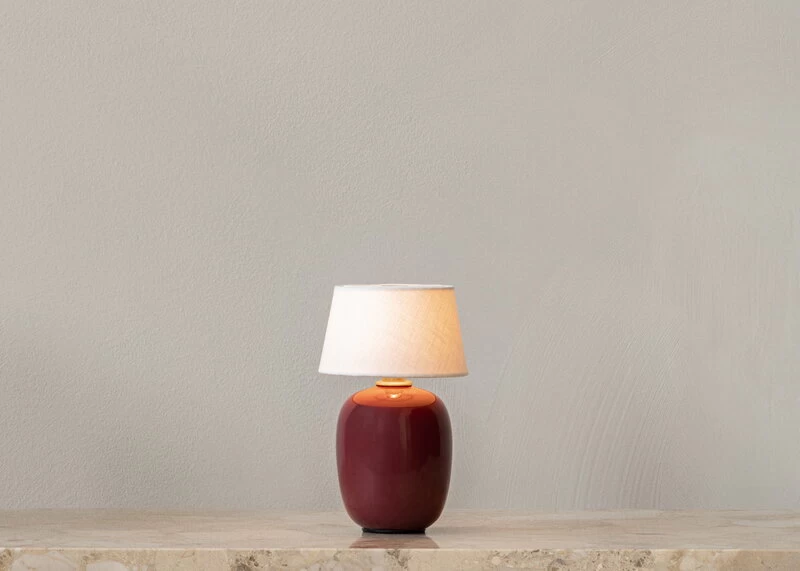 MENU Torso Portable Table Lamp, Ruby 4 MENU Torso Portable Table Lamp, Ruby - Image 4