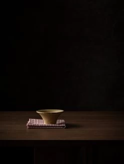 MENU Triptych Ceramic Bowl, 15 Cm, Creme -Furniture Deals Store MENU Triptych Bowl Troides Tea Towel 2