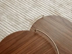 MENU Umanoff Side Table, 45 Cm, Walnut - Brushed Brass 8 MENU Umanoff Side Table, 45 Cm, Walnut - Brushed Brass -Furniture Deals Store MENU Umanoff Side Table Houkime Rug