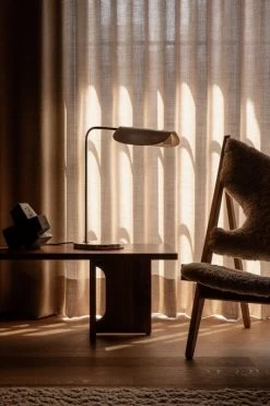 MENU Androgyne Lounge Table, Dark Oak -Furniture Deals Store MENU Wing Table Lamp Androgyne Lounge Table Knitting Lounge Chair 3