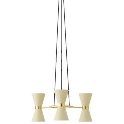 Furniture Deals Store 19 MENU Collector Chandelier 3, Crème